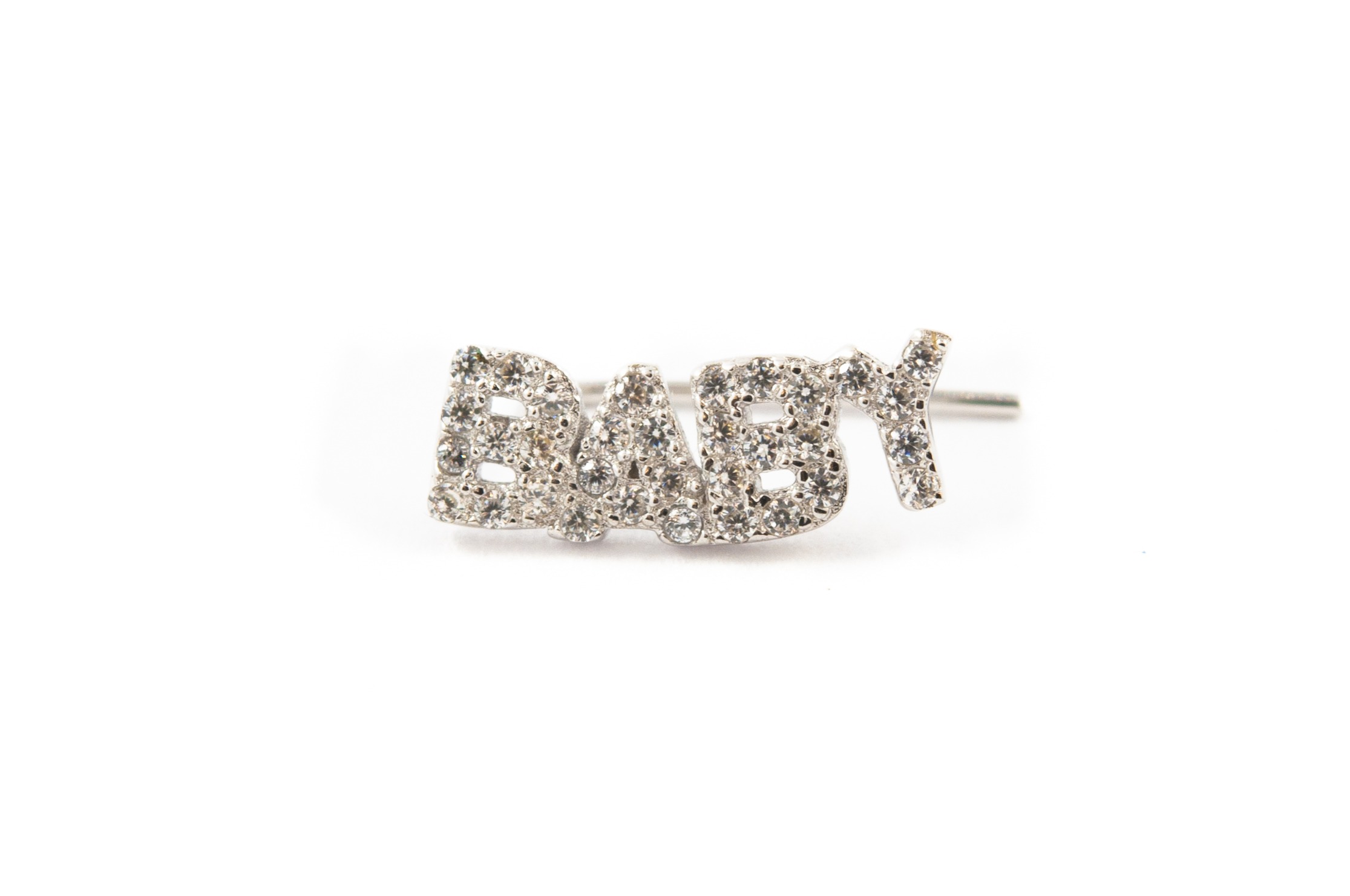 Orecchino earcuff baby argento