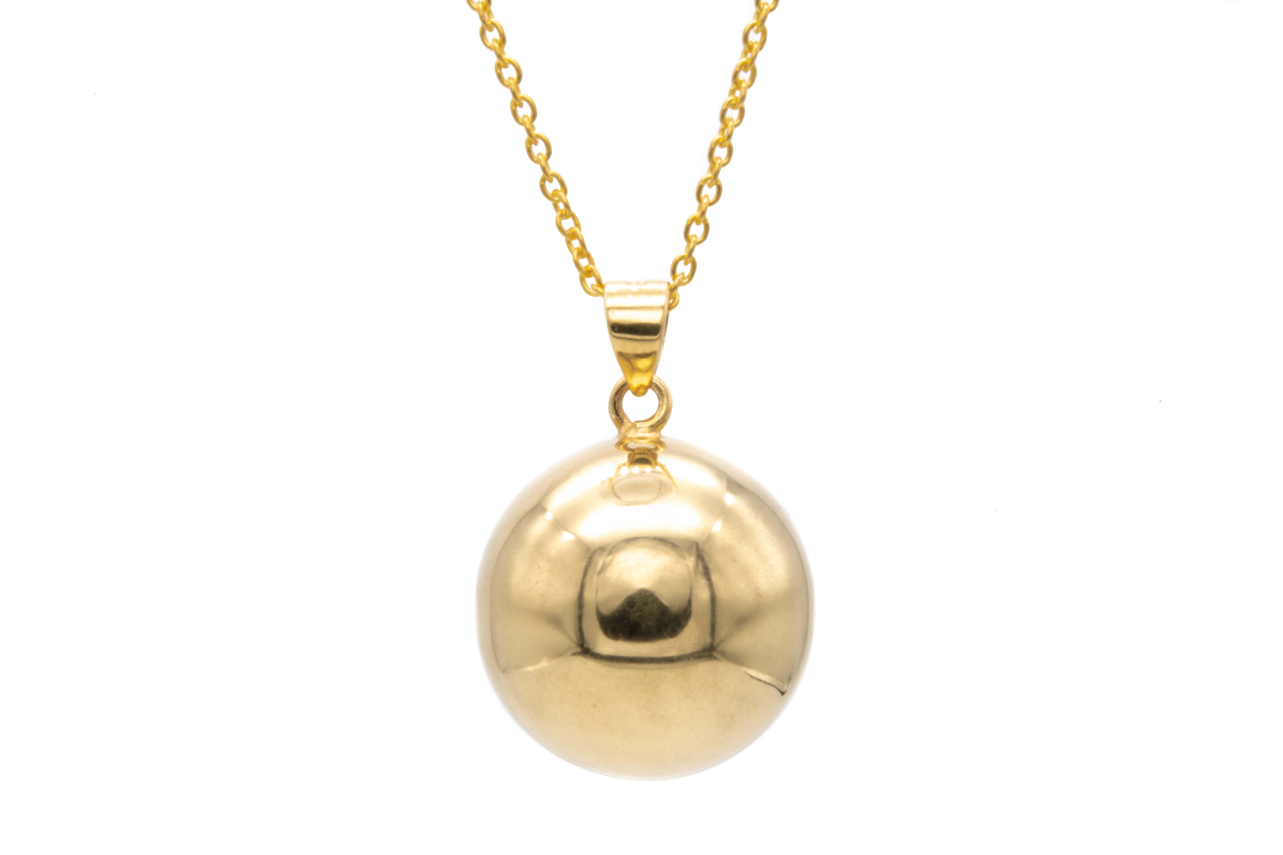 Collana chiama angeli argento dorato