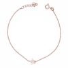 Bracciale stellina argento dorato