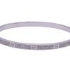 Bracciale rigido viti argento