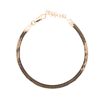 Bracciale snake argento dorato