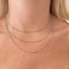 Collana tre fili argento - immagine 3