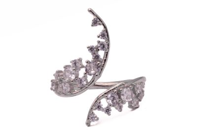 Anello brillantini lux argento