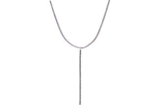 Bracciale baciamano tennis argento