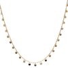 Collana dischetti argento dorato