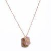 Collana Tag argento dorato