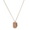 Collana Tag argento dorato - immagine 2