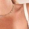 Collana palme argento dorato - immagine 2
