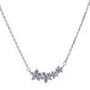 Collana fiori argento