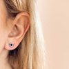 Orecchini Kate mini blu argento - immagine 2