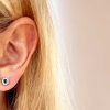 Orecchini Kate mini verde argento - immagine 2